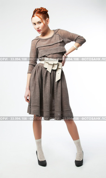 Pretty young asian female posing. Studio shot. Стоковое фото, фотограф Iryna Hramavataya / Smarterpix / Фотобанк Лори