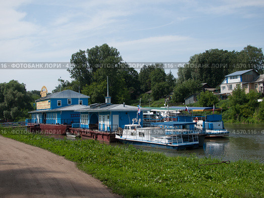Пристань в Рязани. Стоковое фото, фотограф Елена Васильева / Фотобанк Лори