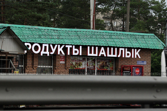 Продукты, шашлык на трассе М7 (2023 год). Редакционное фото, фотограф Дмитрий Неумоин / Фотобанк Лори