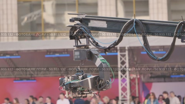 Professional Camera Equipment Capturing Sports Event Action. Стоковое видео, видеограф Mikhail Davidovich / Фотобанк Лори