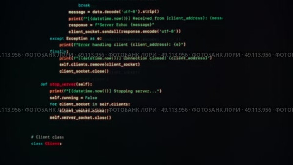 Programming code Running on Terminal Screen. Стоковое видео, видеограф Arsenii Palivoda / Фотобанк Лори