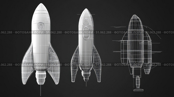 propulsion layering rocket ai generated. Стоковое AI-изображение, AI-художник Vectorwin / Фотобанк Лори
