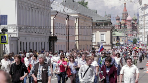 Протест оппозиции в России (2013 год). Редакционное видео, видеограф Данил Руденко / Фотобанк Лори