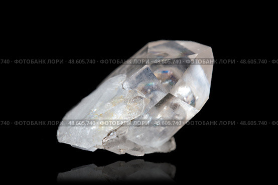 Quartz druse on black background. Стоковое фото, фотограф Евгений Ткачёв / Фотобанк Лори