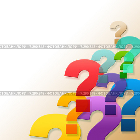 Question Marks Shows Frequently Asked Questions And Answer. Стоковая иллюстрация, иллюстратор Stuart Miles / Фотобанк Лори