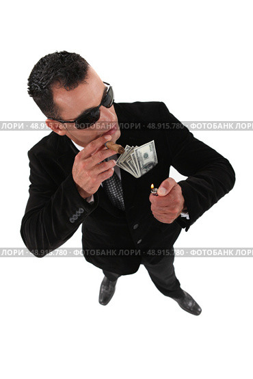 Questionable businessman. Стоковое фото, агентство Ingram Publishing / Фотобанк Лори
