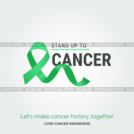 Radiate Healing. Vector Background Liver Cancer. Стоковая иллюстрация, агентство Ingram Publishing / Фотобанк Лори