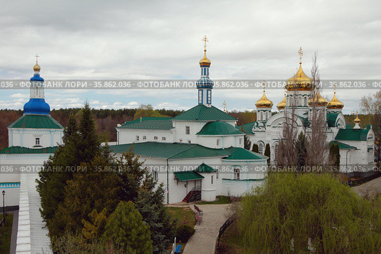 Раифский Богородицкий мужской монастырь. Казань. Татарстан, Россия (2021 год). Стоковое фото, фотограф Вадим Хомяков / Фотобанк Лори
