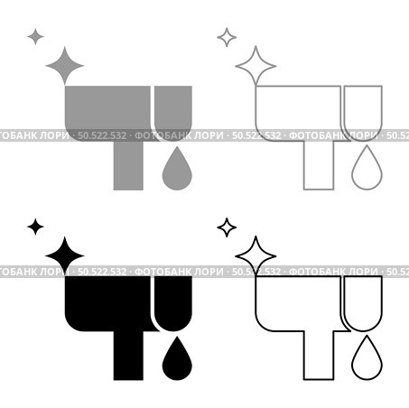 Rain gutter clearing eavestrough clean concept downpipe distribution pipe service cleaner roof drainage system chute clogged delete downspout set icon grey black color vector illustration image simple solid fill outline contour line thin flat style. Rain gutter clearing eavestrough clean concept downpipe distribution pipe service cleaner roof drainage system chute clogged delete downspout set icon grey black color vector illustration image solid fill outline contour line thin flat style. Стоковая иллюстрация, агентство Ingram Publishing / Фотобанк Лори