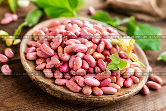 Red kidney beans. Haricot bean. Стоковое фото, агентство Ingram Publishing / Фотобанк Лори