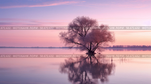 reflection light pink ai generated. Стоковое AI-изображение, AI-художник Vectorwin / Фотобанк Лори