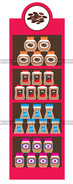 Regiments with coffee banks. Стоковая иллюстрация, агентство Ingram Publishing / Фотобанк Лори