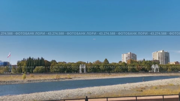 Река Мзымта (2024 год). Стоковое видео, видеограф Сергей Татаринцев / Фотобанк Лори