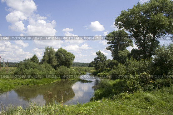 Река Нерусса. Стоковое фото, фотограф Евгений Амбросимов / Фотобанк Лори