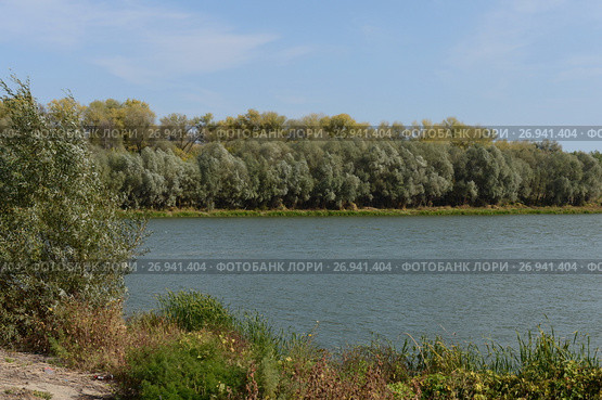 Река Северский Донец, Ростовская область. Стоковое фото, фотограф Free Wind / Фотобанк Лори