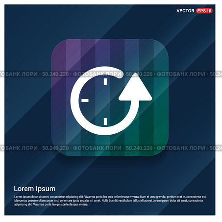 Repeat Clock Icon. Стоковая иллюстрация, агентство Ingram Publishing / Фотобанк Лори