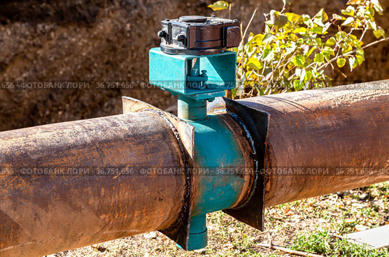Replacement of heating pipes and modernization of the heating system in city. Стоковое фото, фотограф FotograFF / Фотобанк Лори