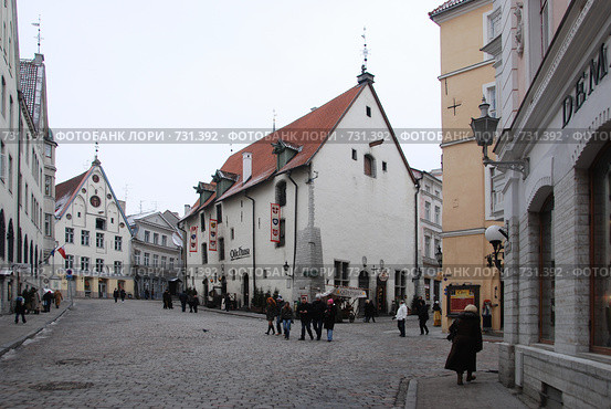 Ресторан "Olde Hansa" в старом Таллине. Эстония (2009 год). Редакционное фото, фотограф E. O. / Фотобанк Лори