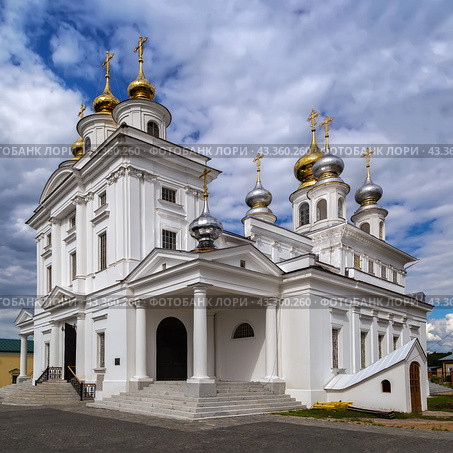 Resurrection Cathedral in Shuya, Russia (2022 год). Стоковое фото, фотограф Boris Breytman / Фотобанк Лори