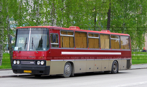 Ретро-автобус Ikarus 250.93. Екатеринбург, улица Толмачёва (2019 год). Редакционное фото, фотограф Алексей Иванов / Фотобанк Лори