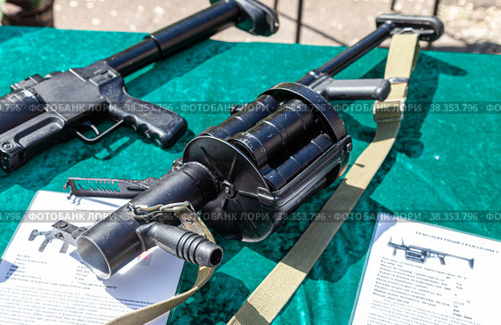 RG-6 revolving grenade launcher (2016 год). Редакционное фото, фотограф FotograFF / Фотобанк Лори
