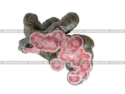 Rhodochrosite is a manganese carbonate mineral with chemical composition MnCO3. Стоковое фото, фотограф Константин Григорьев / Фотобанк Лори