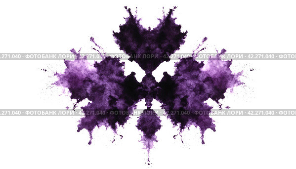 Rorschach test - a psychodiagnostic test for personality research. Generative AI. Стоковое AI-изображение, AI-художник Андрей Аркуша / Фотобанк Лори