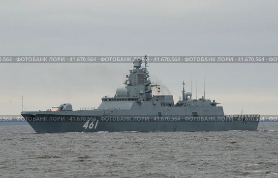 Российский военный фрегат "Адмирал флота Касатонов" Стоковое фото, фотограф Яковлев Сергей / Фотобанк Лори