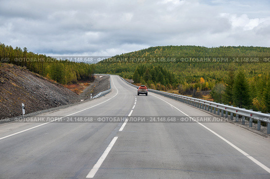 Россия. Амурская область. Трасса А360 «Лена» (М56) (2015 год). Стоковое фото, фотограф Токарева Ирина / Фотобанк Лори