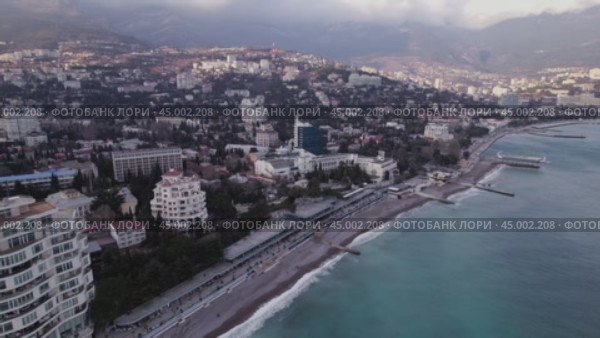 Россия, Крым, Ялта. Стоковое видео, видеограф Максим Бойков / Фотобанк Лори