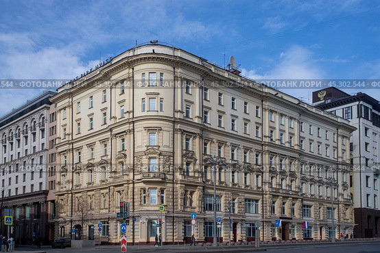 Россия. Москва. Доходный дом Московского купеческого общества (2022 год). Редакционное фото, фотограф Литвяк Игорь / Фотобанк Лори