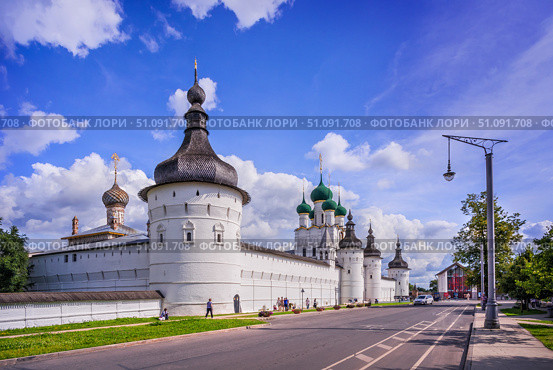 Ростовский Кремль, Ростов Великий, Ярославская область. Стоковое фото, фотограф Baturina Yuliya / Фотобанк Лори