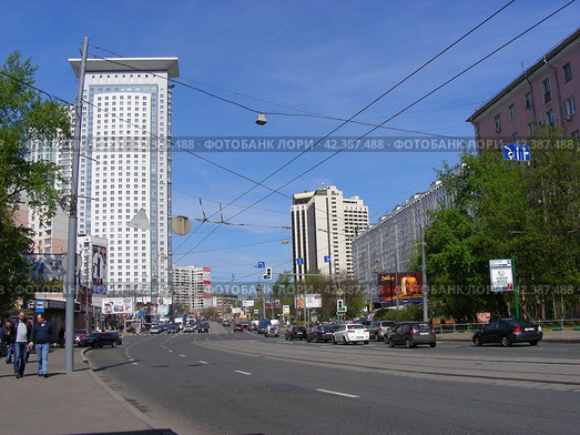 Русаковская улица. Район Сокольники. Москва (2012 год). Редакционное фото, фотограф lana1501 / Фотобанк Лори