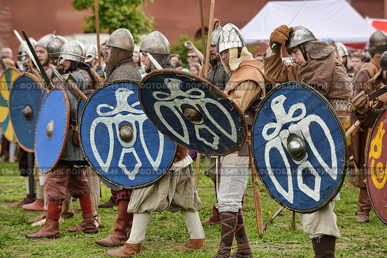 Russia, St. Petersburg 29,05,2015 Festival of medieval culture "Norwegian Vikings" Редакционное фото, фотограф Анна Кривицкая / Фотобанк Лори