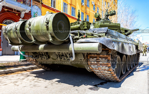 Russian army main battle tank T-72B3M (2018 год). Редакционное фото, фотограф FotograFF / Фотобанк Лори