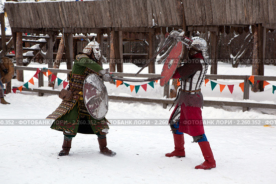 Рыцарский турнир в Туле (2011 год). Редакционное фото, фотограф ФЕДЛОГ / Фотобанк Лори