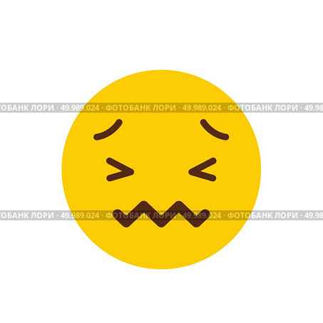 Sad Emoji icon design vector. Стоковая иллюстрация, агентство Ingram Publishing / Фотобанк Лори