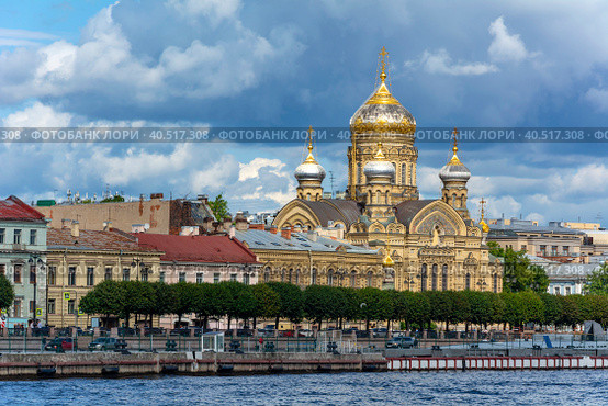 Saint Petersburg, Church of the assumption Metochion in the Kozelsk Optina (2019 год). Стоковое фото, фотограф Ольга Остроухова / Фотобанк Лори