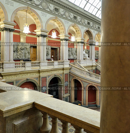 Saint Petersburg Stieglitz State Academy of Art and Design (St. Petersburg, Russia). Gallery of the Great Exhibition Hall. Стоковое фото, фотограф Елена  Попкова / Фотобанк Лори