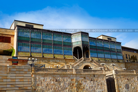 Salamanca Lis house modernism architecture facade of spain. Стоковое фото, агентство Ingram Publishing / Фотобанк Лори