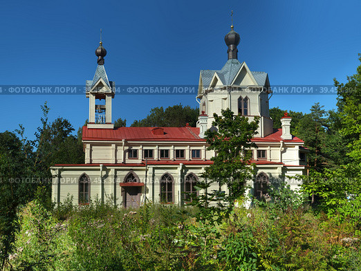 Санкт-Петербург, Ораниенбаум (город Ломоносов), православная Церковь Спиридона Тримифунтского. Стоковое фото, фотограф Елена  Попкова / Фотобанк Лори