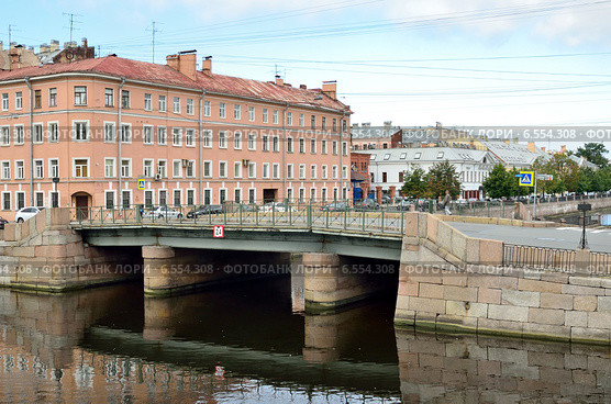 Санкт-Петербург, Смежный мост (2014 год). Стоковое фото, фотограф Овчинникова Ирина / Фотобанк Лори