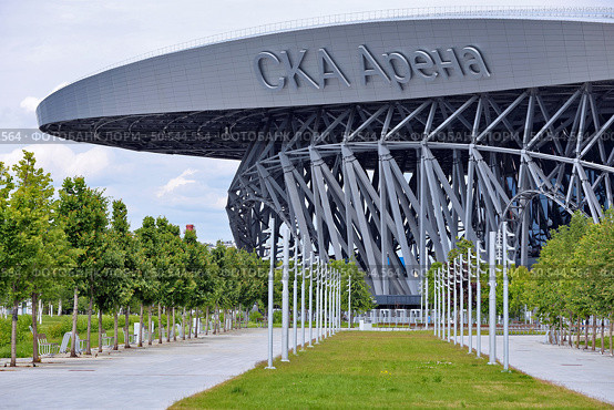 Санкт-Петербург. Спортивный комплекс «СКА Арена». Редакционное фото, фотограф Александр Тарасенков / Фотобанк Лори