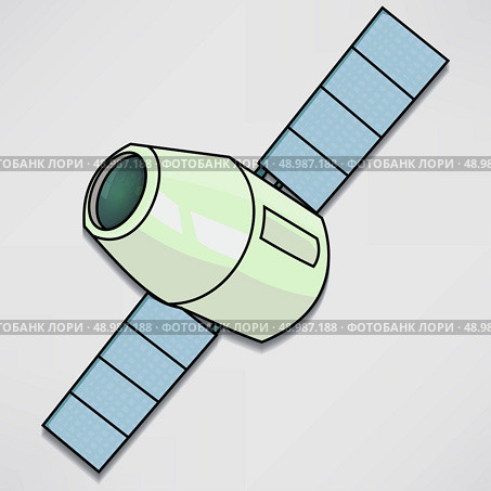 satellite station astronaut icon. Стоковая иллюстрация, агентство Ingram Publishing / Фотобанк Лори