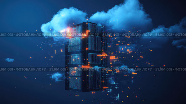 scalability flying data server ai generated. Стоковое AI-изображение, AI-художник Vectorwin / Фотобанк Лори