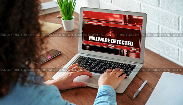 Scam Virus Spyware Malware Antivirus Concept. Стоковое фото, агентство Ingram Publishing / Фотобанк Лори