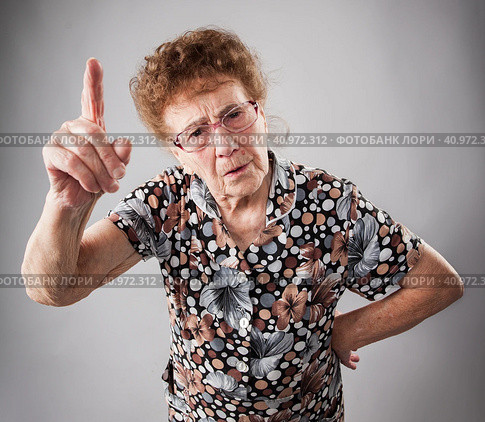 Scolded the old woman. Стоковое фото, фотограф Гладских Татьяна / Фотобанк Лори