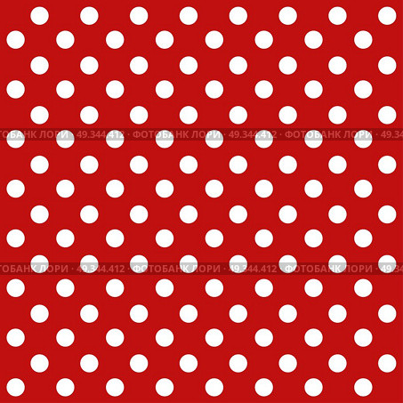 seamless Polka dot background. Стоковая иллюстрация, агентство Ingram Publishing / Фотобанк Лори