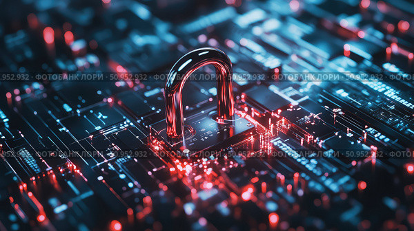 security shifting padlock ai generated. Стоковое AI-изображение, AI-художник Vectorwin / Фотобанк Лори