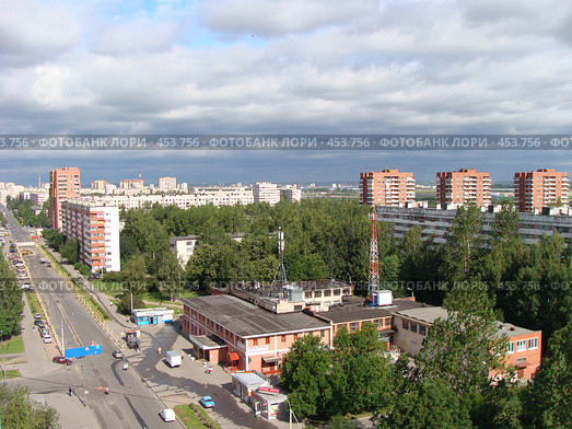 Северный район города (2008 год). Стоковое фото, фотограф Лариса Дамьян / Фотобанк Лори